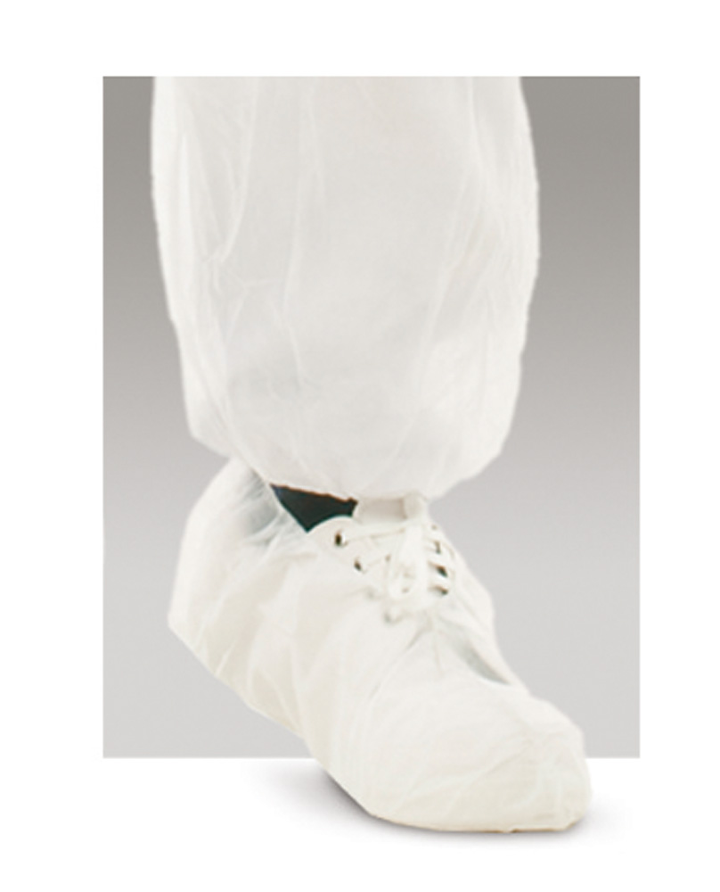 1188-CPPE Vestuário descartavel Risco não químico Cobre calçado polipropileno económico 38 g.