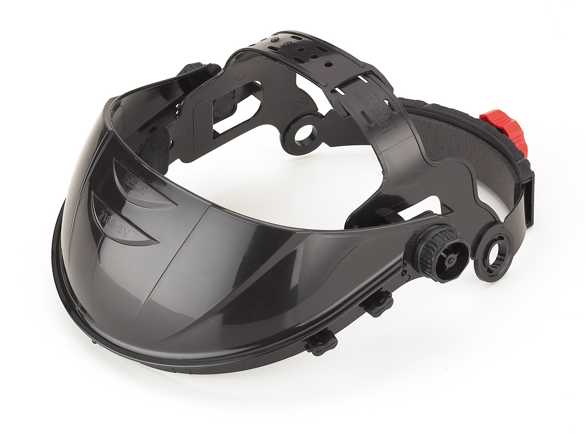 2188-SV Protecção Ocular Ecrã facial - Linha Volt Suporte para visor ajustável a cabeça, muito leve e seguro com o ajuste tipo 