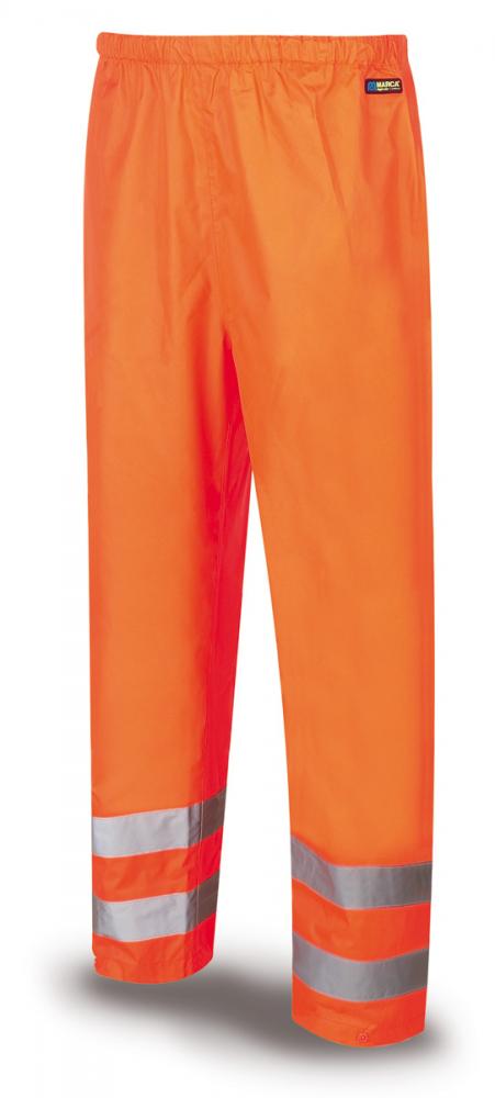 288-PAFN Haute visibilite Imperméables Pantalon Haute visibilité. Orange