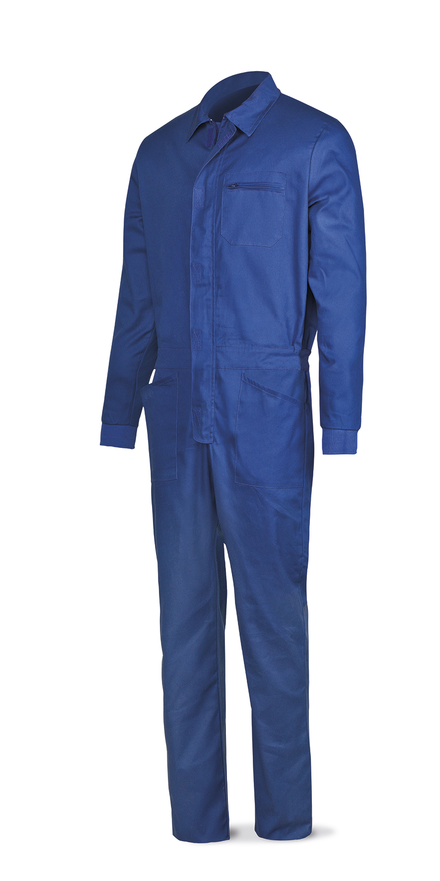 388-BT Vestuario Laboral Basic Line Macacão azul poliéster/algodão 200 g.