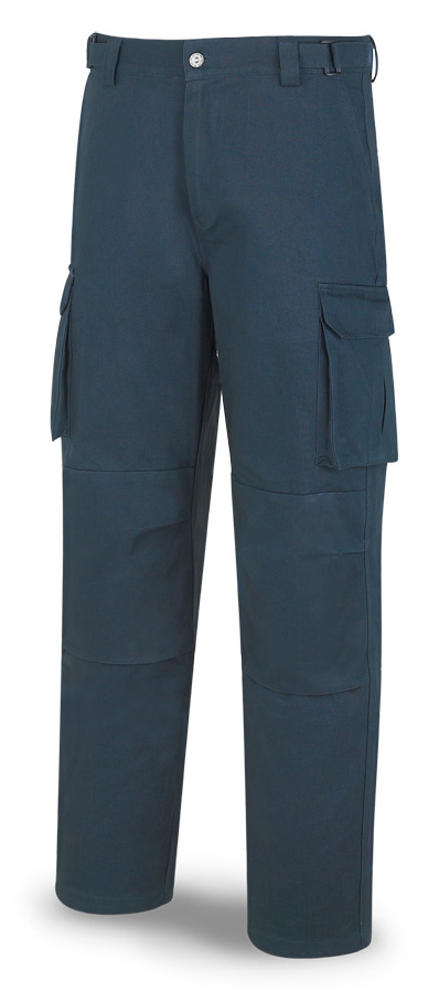 588-PEW Vestuario Laboral Casual Series Calças ESPECIALISTA 245g(para INVIERNO) .Cor Azul marinho.