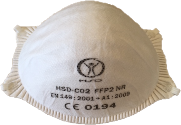 HSD-CO2 Protecção Respiratoria Máscaras moldadas 