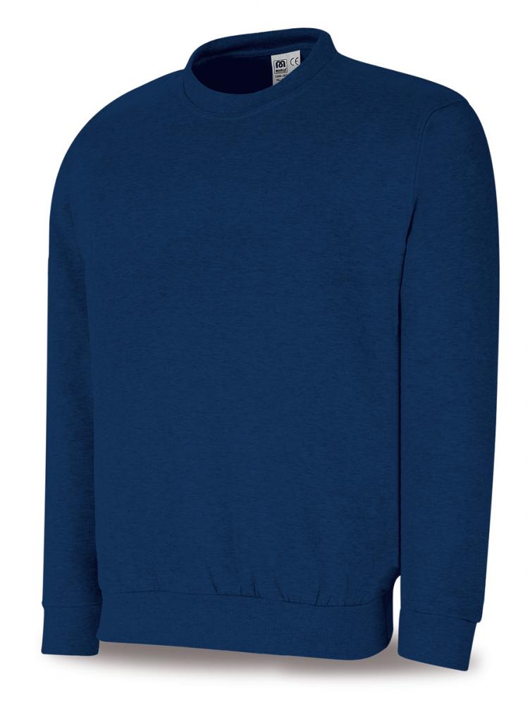 1288-JSA Vestuario Laboral Camisolas Moletom poliéster/algodão azul marinho 340 g.