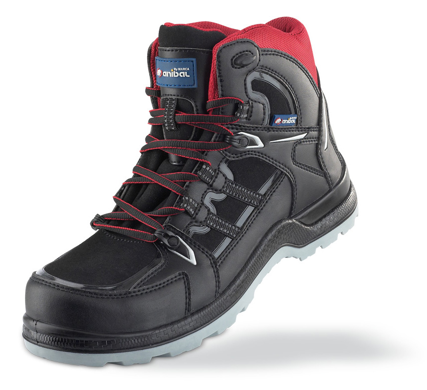 1688-BTS PRO Safety Footwear Split Classic Mod. “PRAXIS”. Trekking boot with membrane, manufactured in micro fiber in S 3 