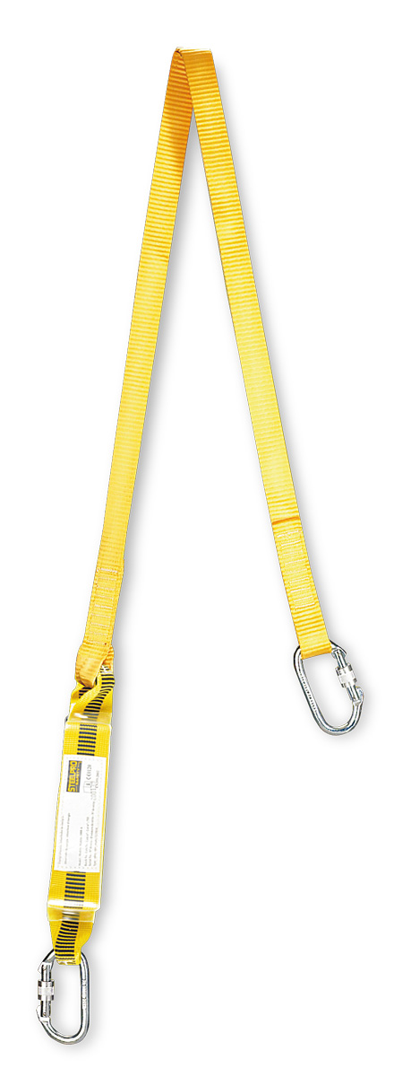 1888-ACI Height Protection Ergo Shock Line Tape with ERGO SHOCK absorber and carabiners.