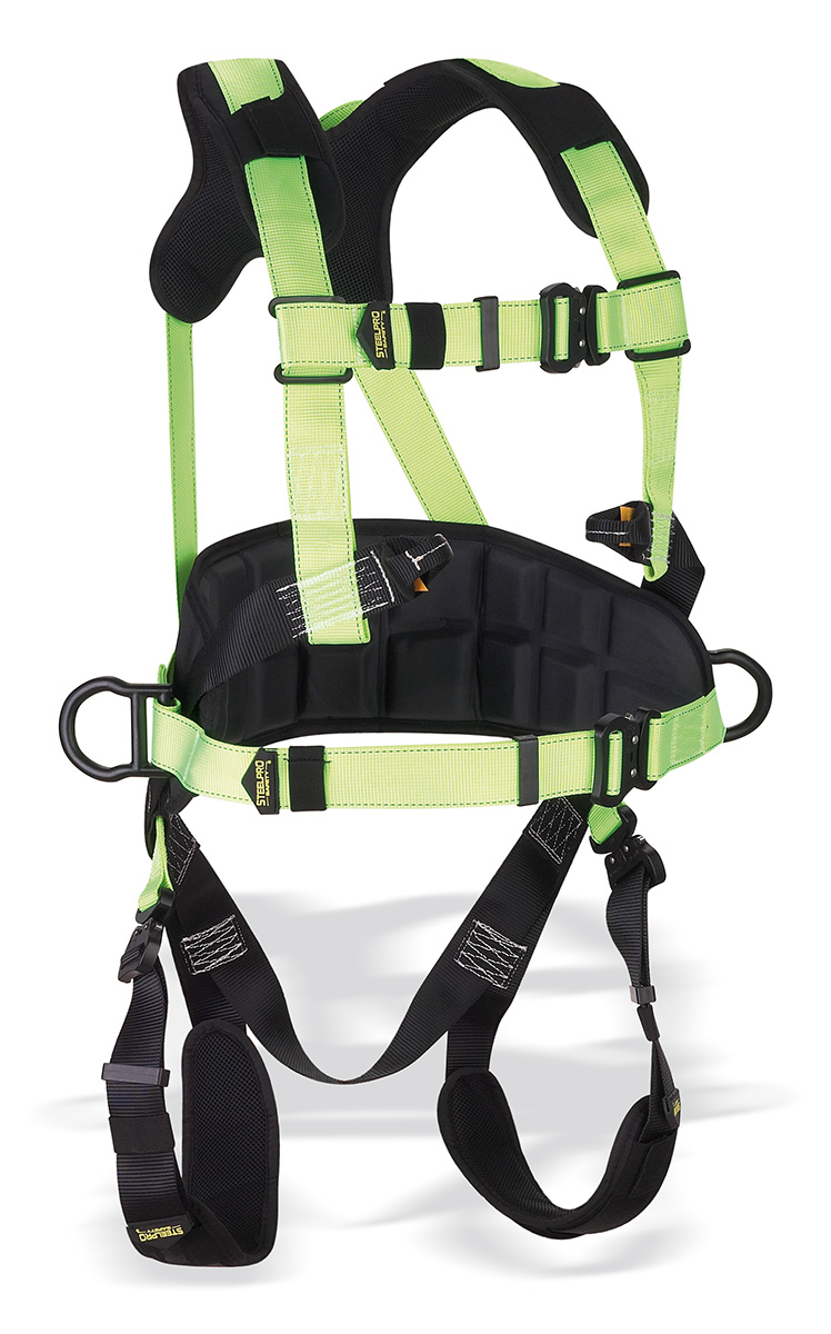 1888-AC PRO Height Protection Harnesses and belts Harness mod. “STEELCONFORT 1”
Padded harness STEELCONFORT 1 with dorsal and sternal coupling with positioning belt.
