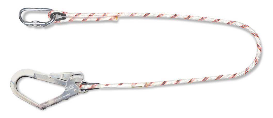 1888-CU1.5M Height Protection Mooring and positioning elements 1.5 meter rope with carabiners.
