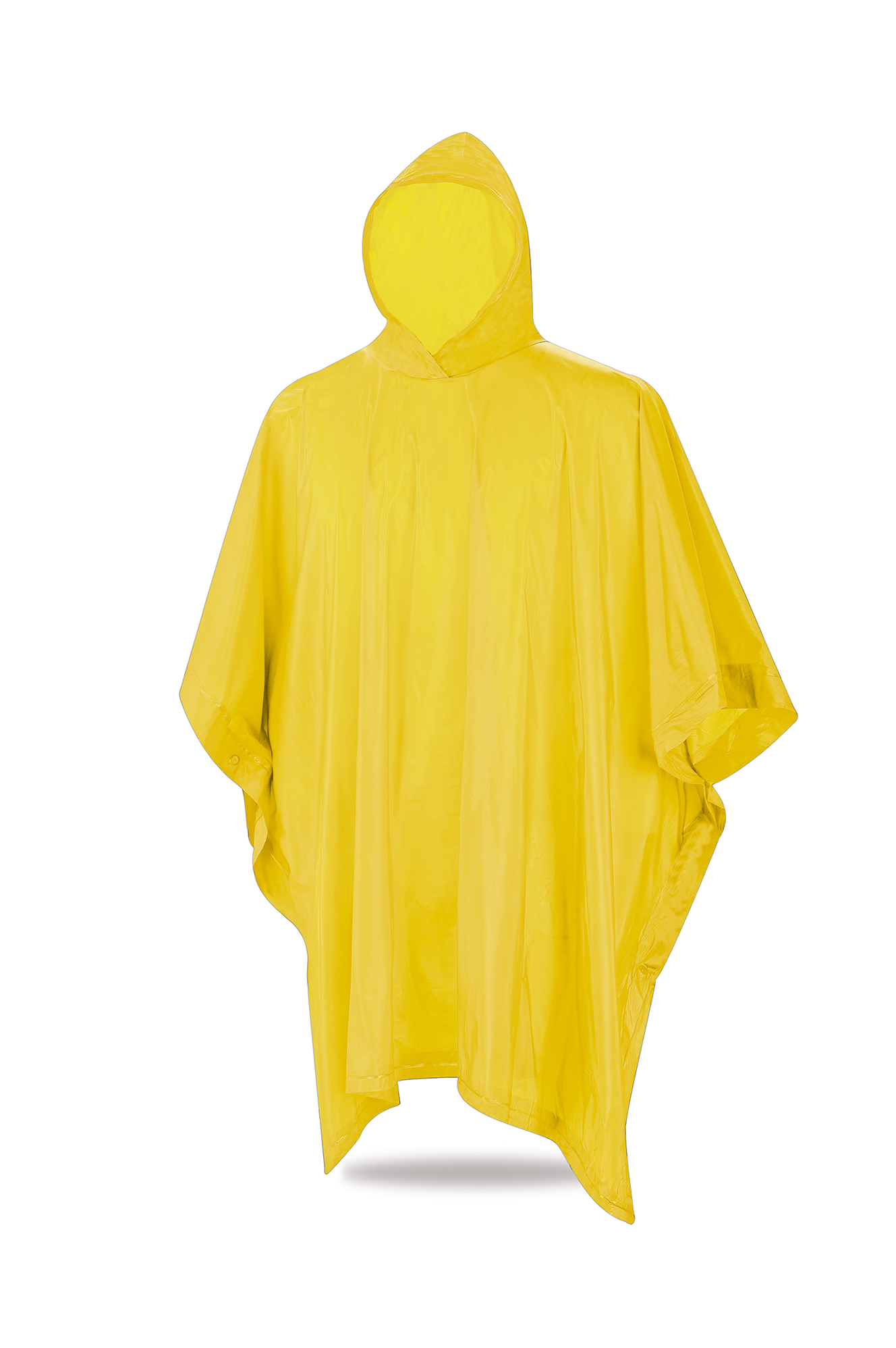 188-POAY Abrigo y lluvia Trajes de agua Poncho de agua de PVC. Color Amarillo