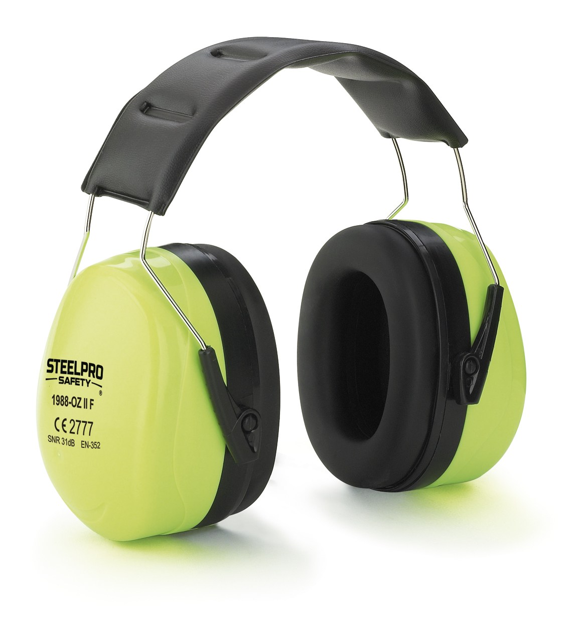 1988-OZ II F Protección Auditiva Orejeras Orejera STEELPRO® serie ZEN Fluor para protección auditiva con alta atenuación. 