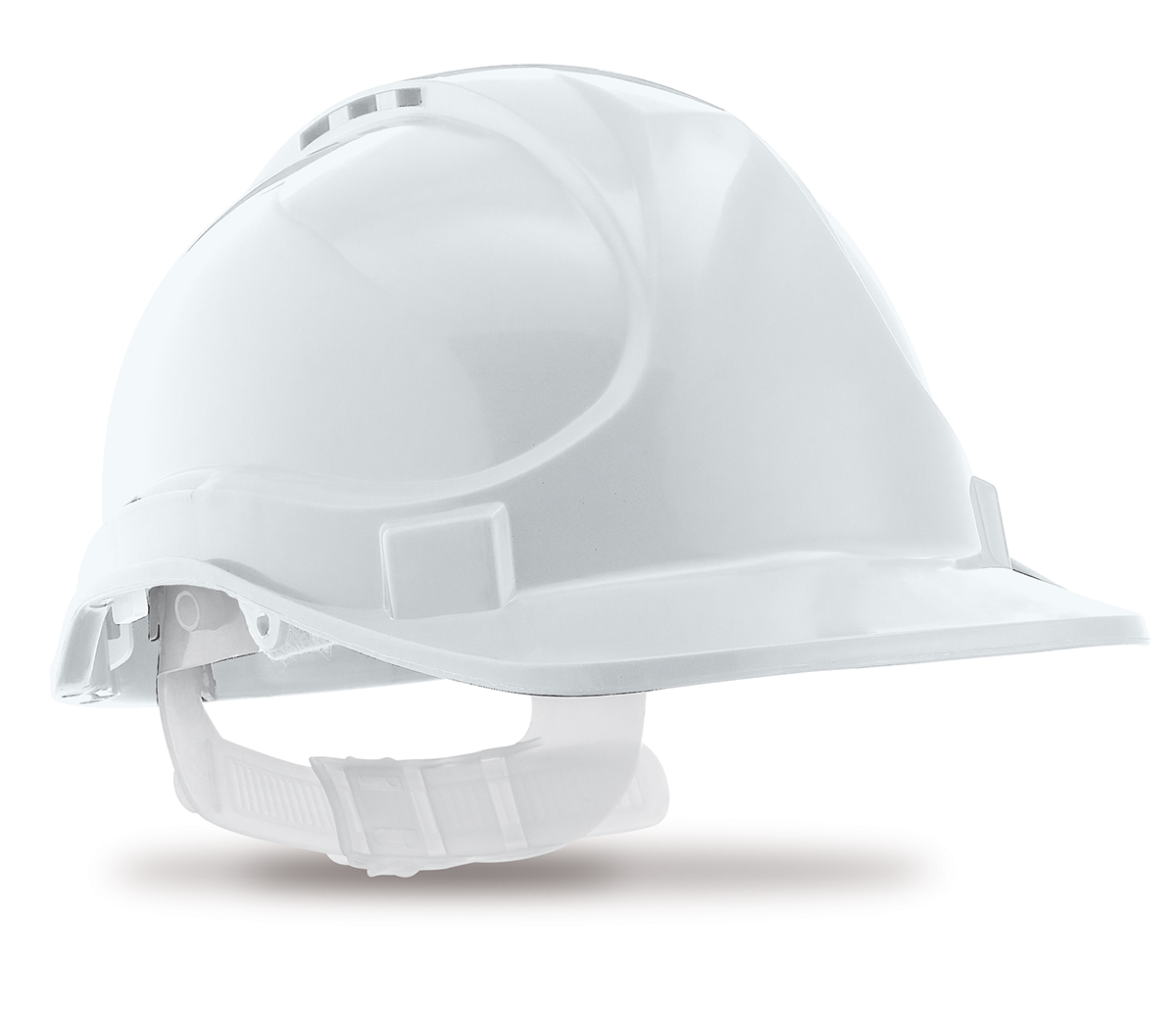 2088-CB BL Head Protection Helmets Mod. 'STRIKE'. Protective helmet with belt closure. White