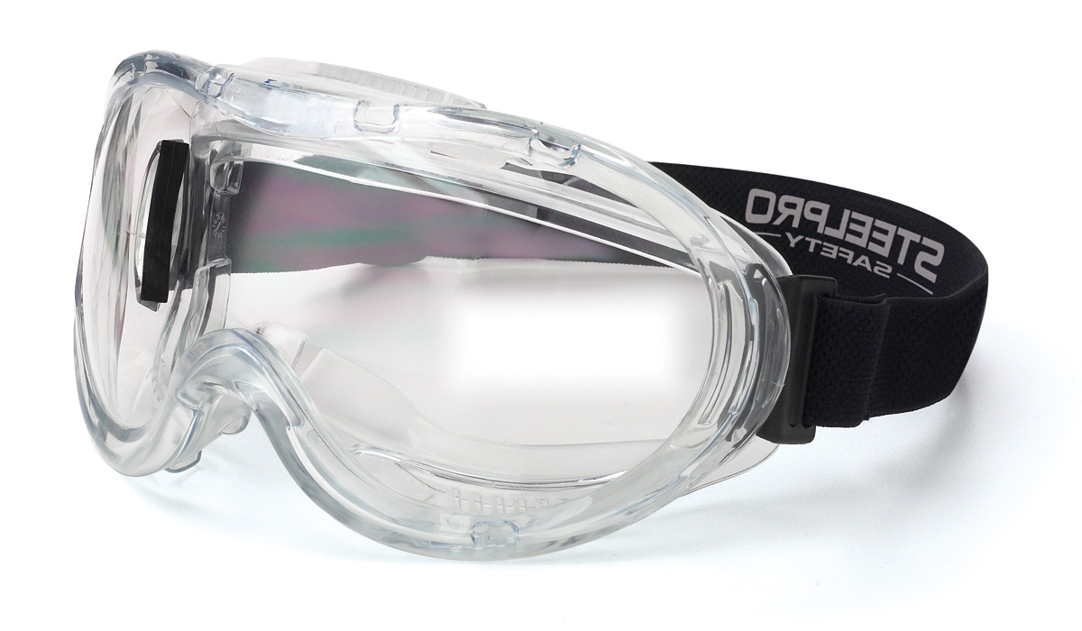 2188-GIX8 PRO Eye Protection Pro Line mounted integrated glasses Mod. “X8 PRO”. Panoramic full-face glasses 180 ° clear anti-fog eye for mechanical risks.