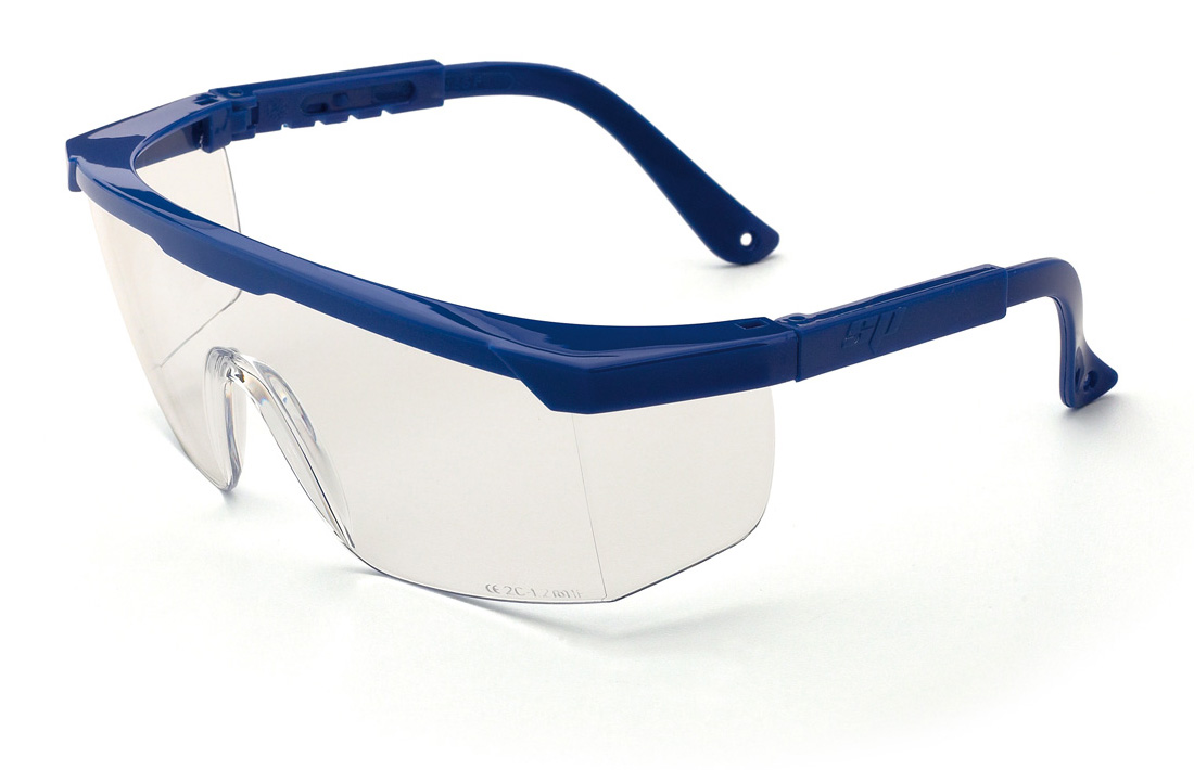 2188-GNA Eye Protection Universal mounted glasses Mod. 'NITRO'. Panoramic eyeglass case, with adjustable length temples.