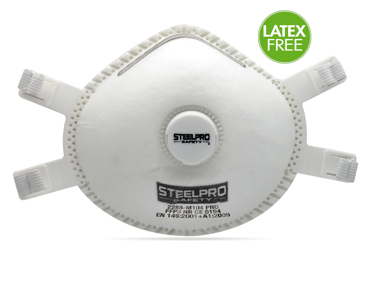 2288-M104 PRO Protection respiratoire Masques coque Masque jetable FFP3 avec soupape expiratoire.