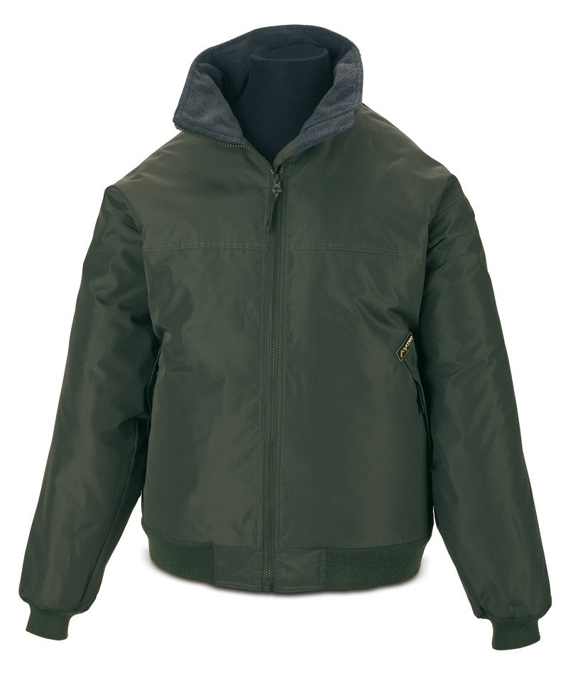 288-CPV Proteção e chuva Blusão Blusão NÁUTICA. Cor verde.