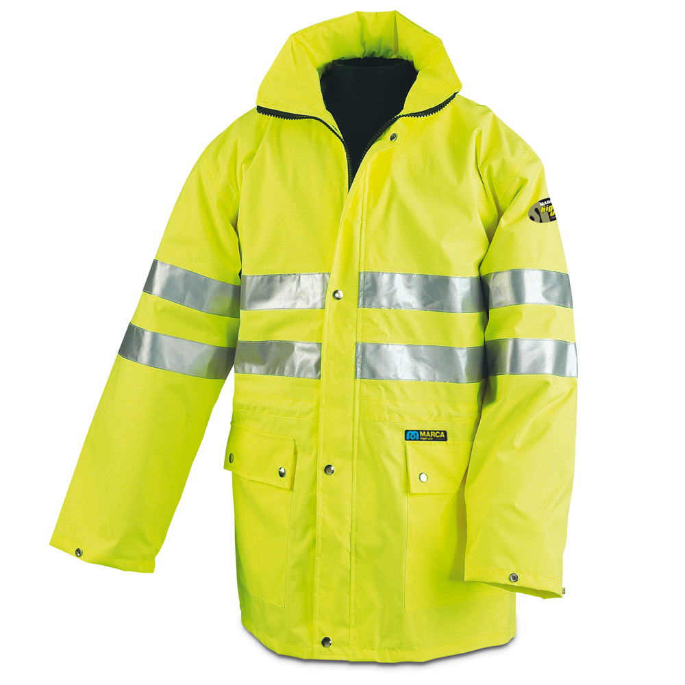 288-TAFY High visibility Rain Gear High visibility rain jacket. Yellow