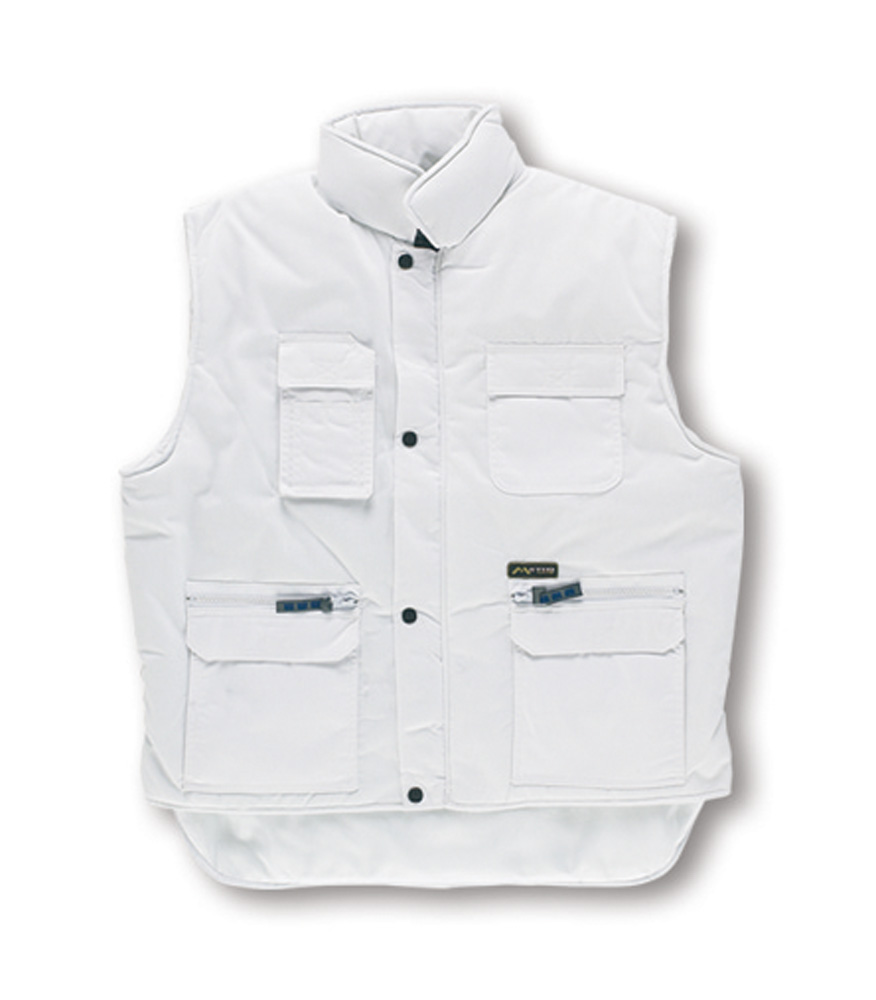 288-VMB Coats and Rain Gear Jackets MULTI-POCKET Vest. White