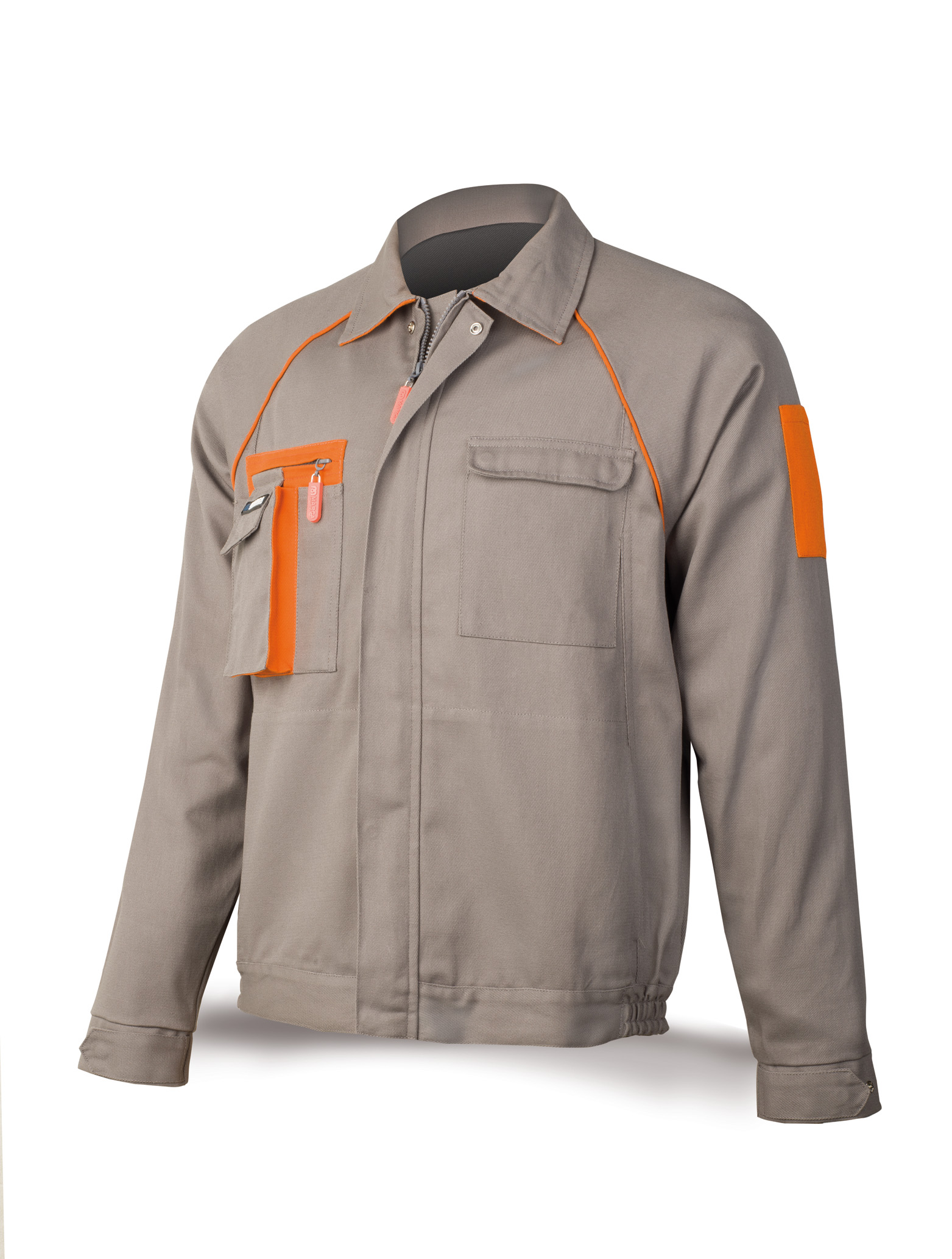 488-CG SupTop Workwear SuperTop Series SupTop 270 gr. cotton jacket. Grey.