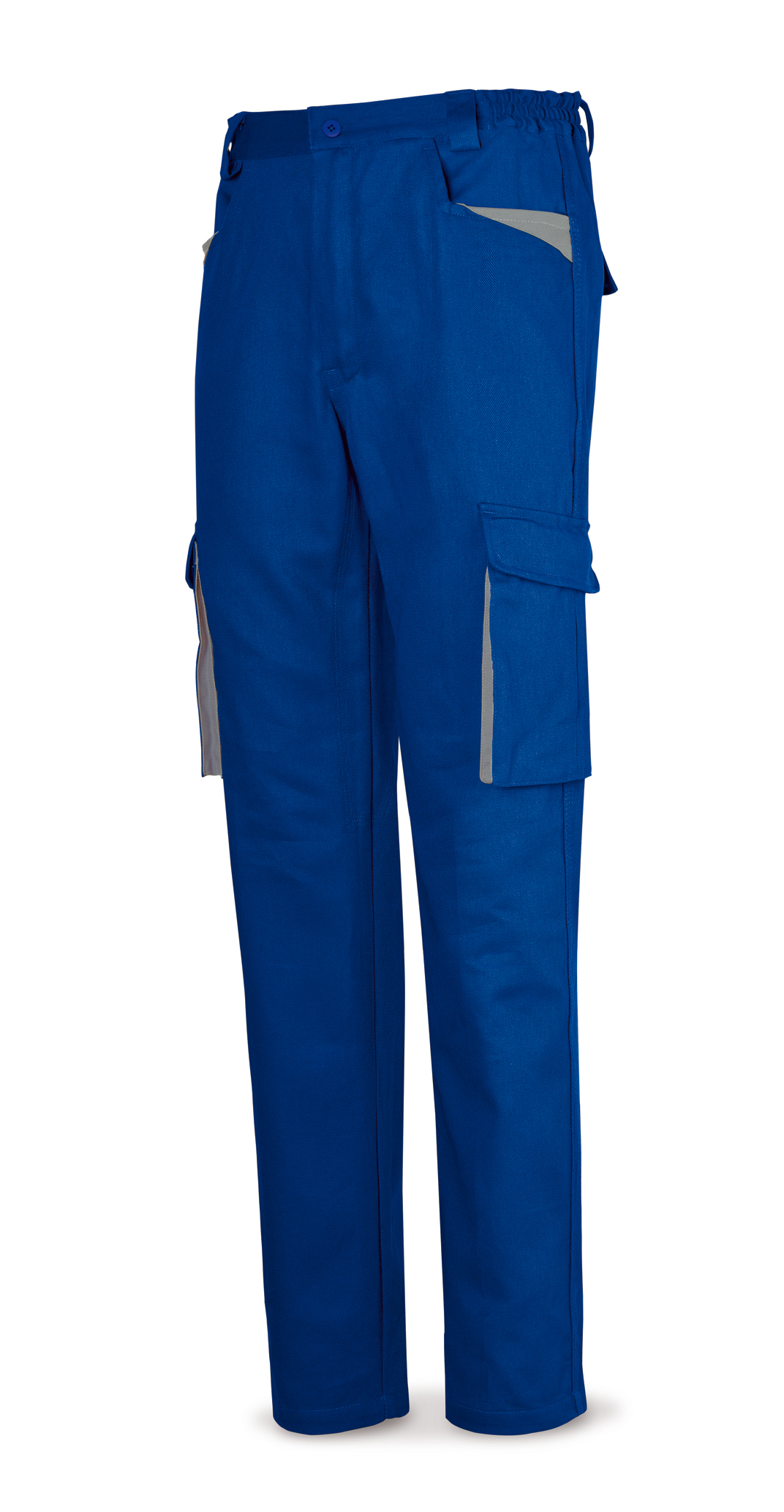 488-P SupTop Vestuario Laboral Serie SuperTop Pantalón azulina en Algodón de 270 g. Multibolsillos