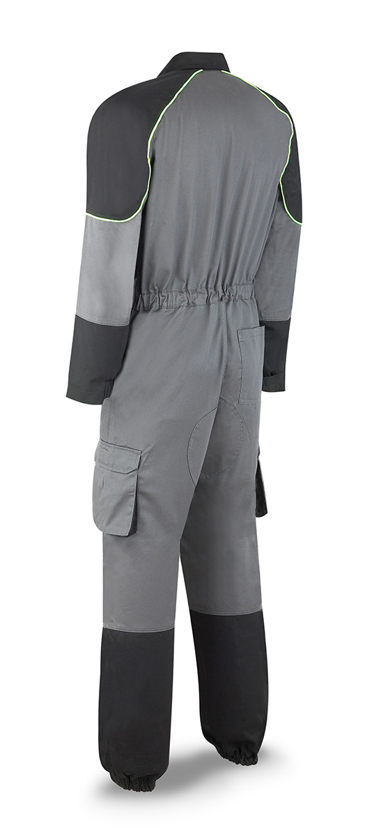 588-BGN Workwear Pro Series Tergal Overall  245 gr. Dark grey/Black
