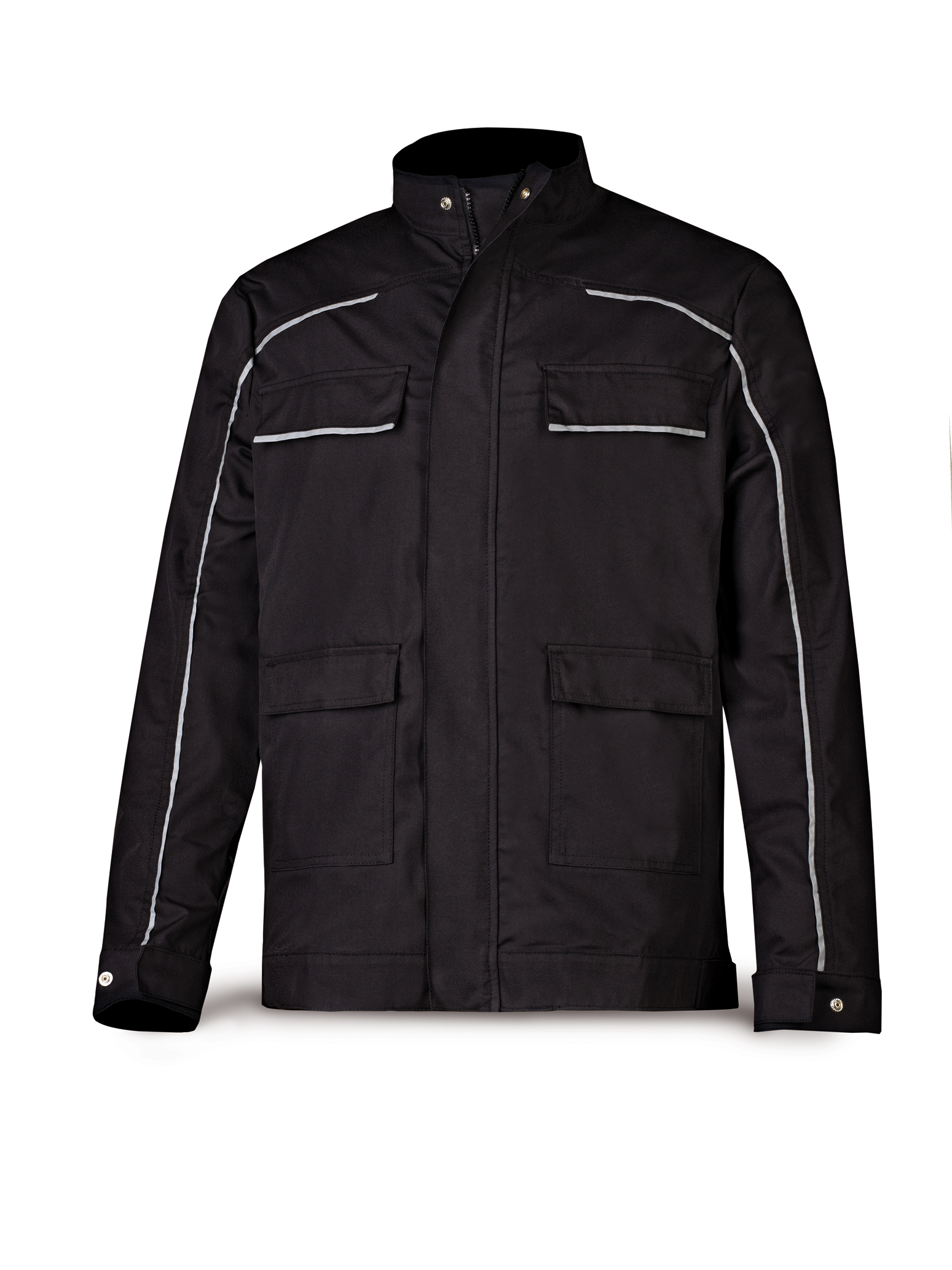 588-CN Workwear Pro Series Tergal 245gr. Canvas jacket. Black.