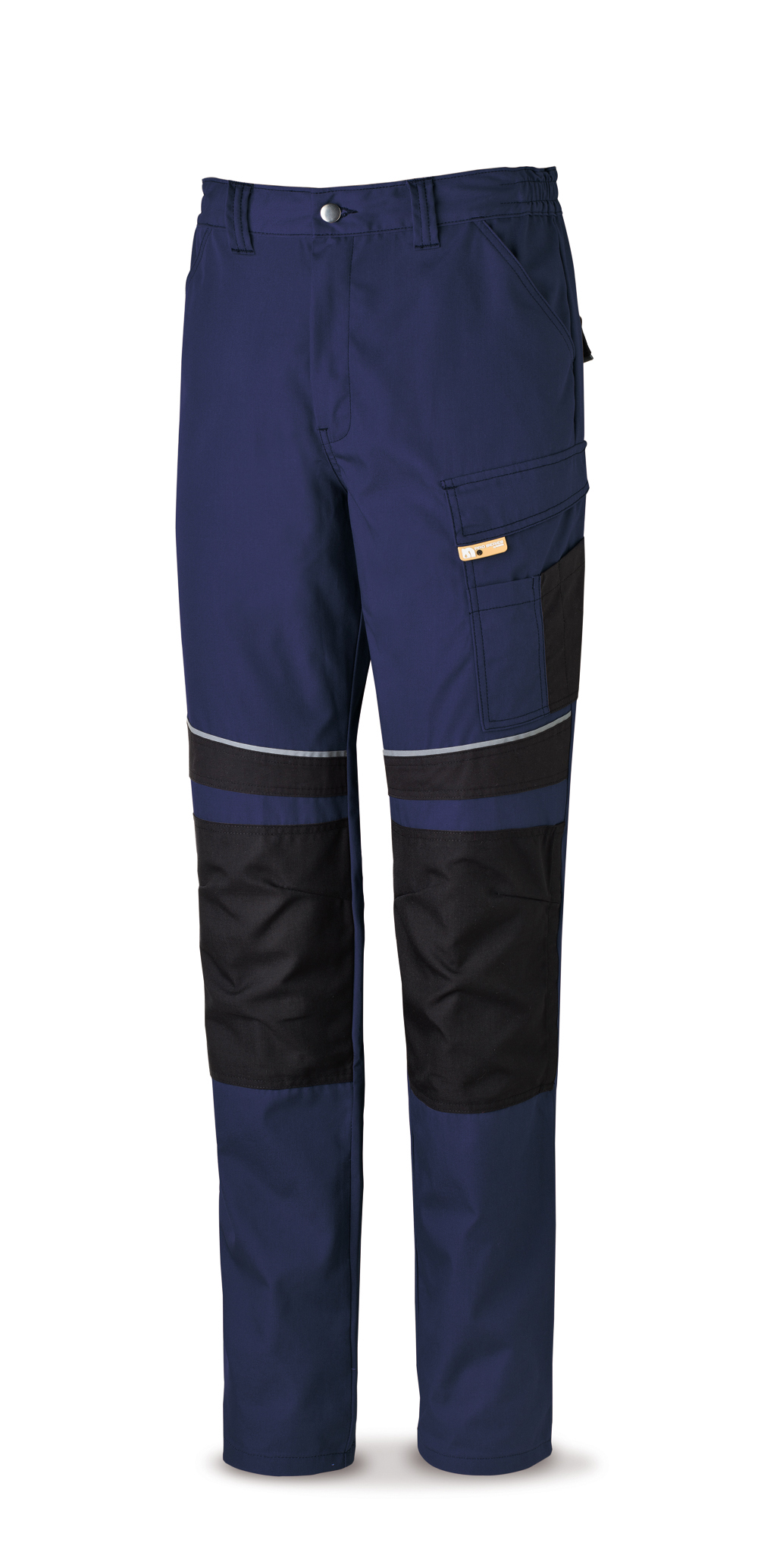 588-PANE Workwear Pro Series 245 gr. Canvas tergal trousers. Navy blue/Black. 