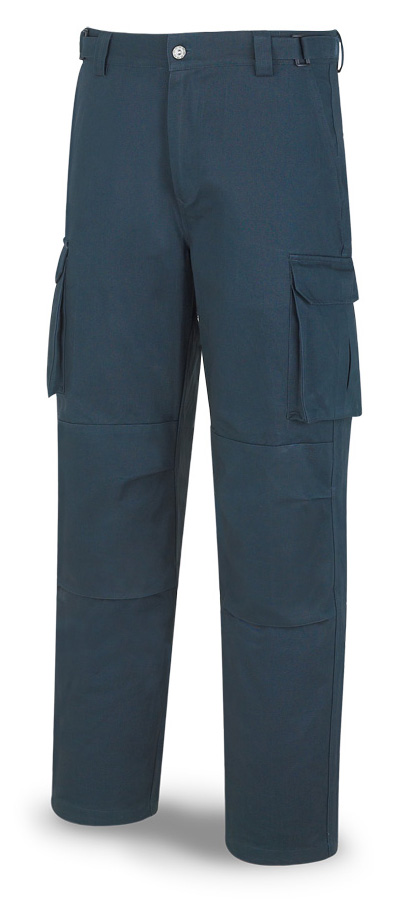 588-PEA Vestuario Laboral Casual Series Calças ESPECIALISTA 245g(para INVIERNO) .Cor Azul marinho.