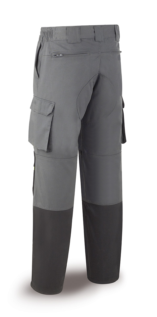 588-PGN Vetements de travail laboral Pro Series Pantalon tergal 245 g. Coloris gris foncé/noir