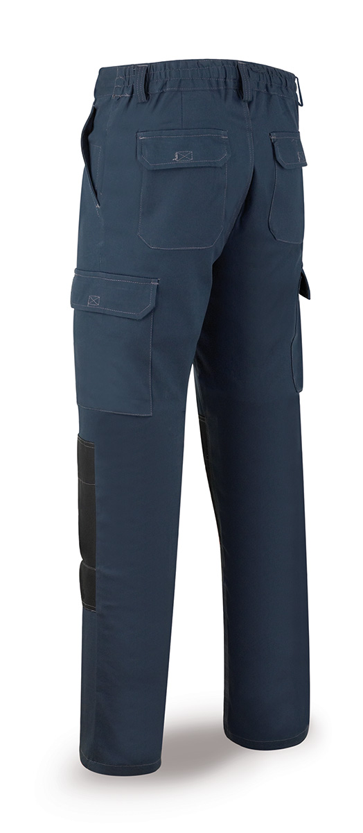 588-PSTA Vestuario Laboral Pro Series Calças ELÁSTICO, algodão e elastano.Cor Azul marinho.