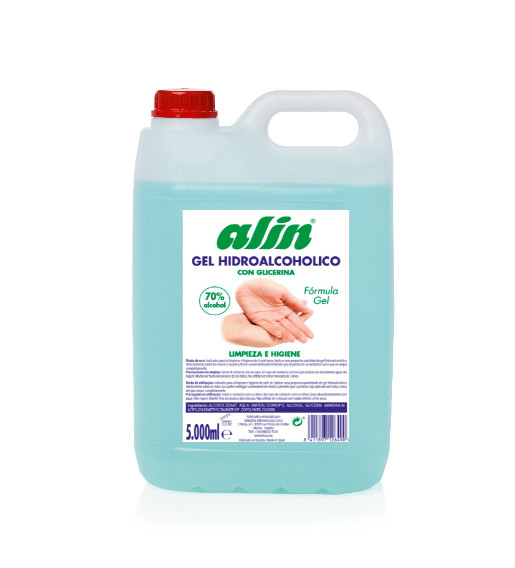 GALC2 Otros artículos de protección Geles hidroalcohólicos Gel Hidroalcohólico ALIN 5L
